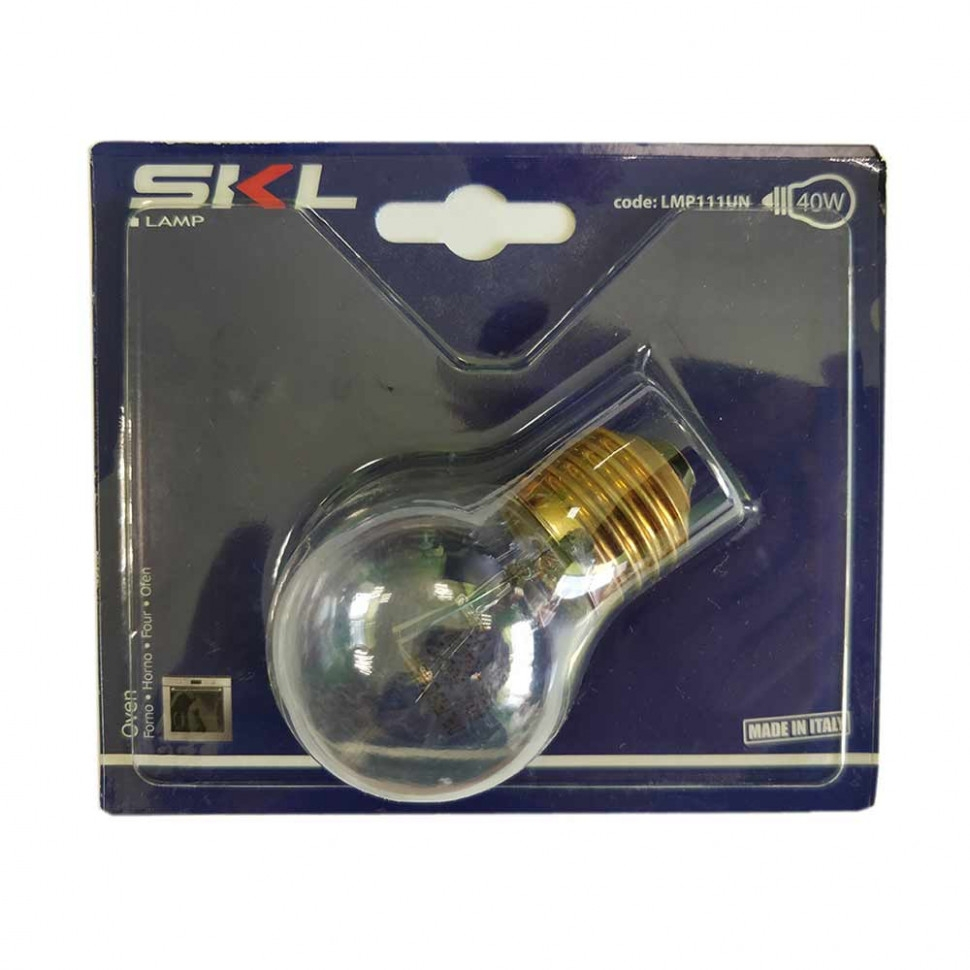 НАБОР 2 шт Лампочка для духовки 40W, E27, 300°C, 230V (481281728357, CU4417), KMWP004-2