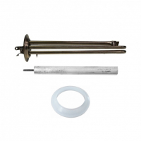 Комплект ТЭН 2кВт (2000Вт) RF для водонагревателя Electrolux EWH, нерж., контакты под винт + прокладка + анод, 10115K Комплект ТЭН 2кВт (2000Вт) RF для водонагревателя Electrolux EWH, нерж., контакты под винт + прокладка + анод, 10115K