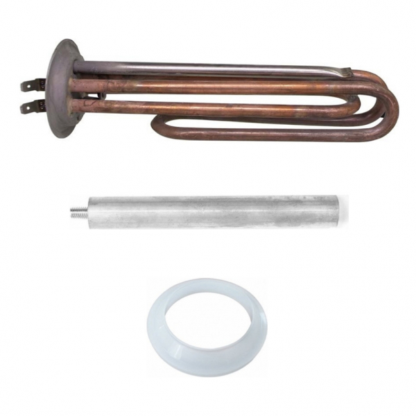 Комплект ТЭН 2,5кВт (2500Вт) RF для водонагревателя Thermex IBL + прокладка + анод, 20855K