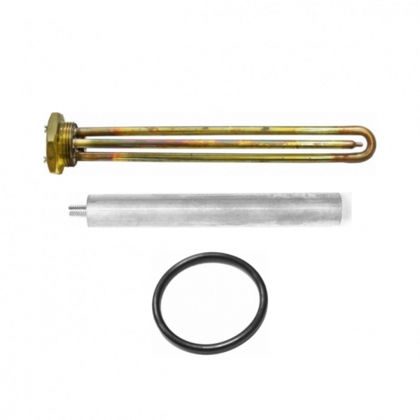 Комплект ТЭН 2кВт (2000Вт) RDT, резьбовой 42мм для Ariston, De Luxe, Real, Thermex + прокладка + анод, R182244K1