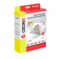 Мешки-пылесборники для пылесосов Miele синтетические, 5 шт + микрофильтр, Ozone, M-49NZ