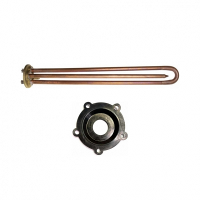 Комплект ТЭН 1,5 кВт (1500 Вт) RCF для водонагревателя Ariston VLS, Superlux, Simat, под анод М5, трубка под термостат 8мм + прокладка, 202151K2